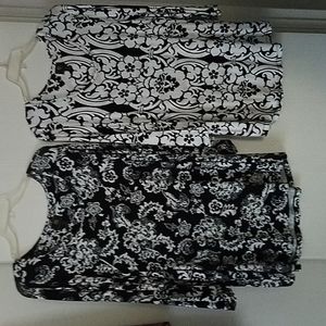 Assorted blouses in sizes XXL to 1X